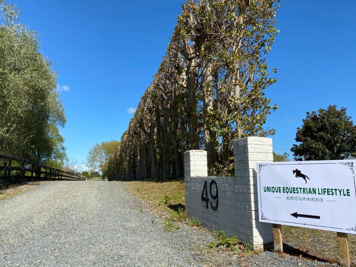 Unique Equestrian Lifestyle Bed & Breakfast Tamahere Exterior photo